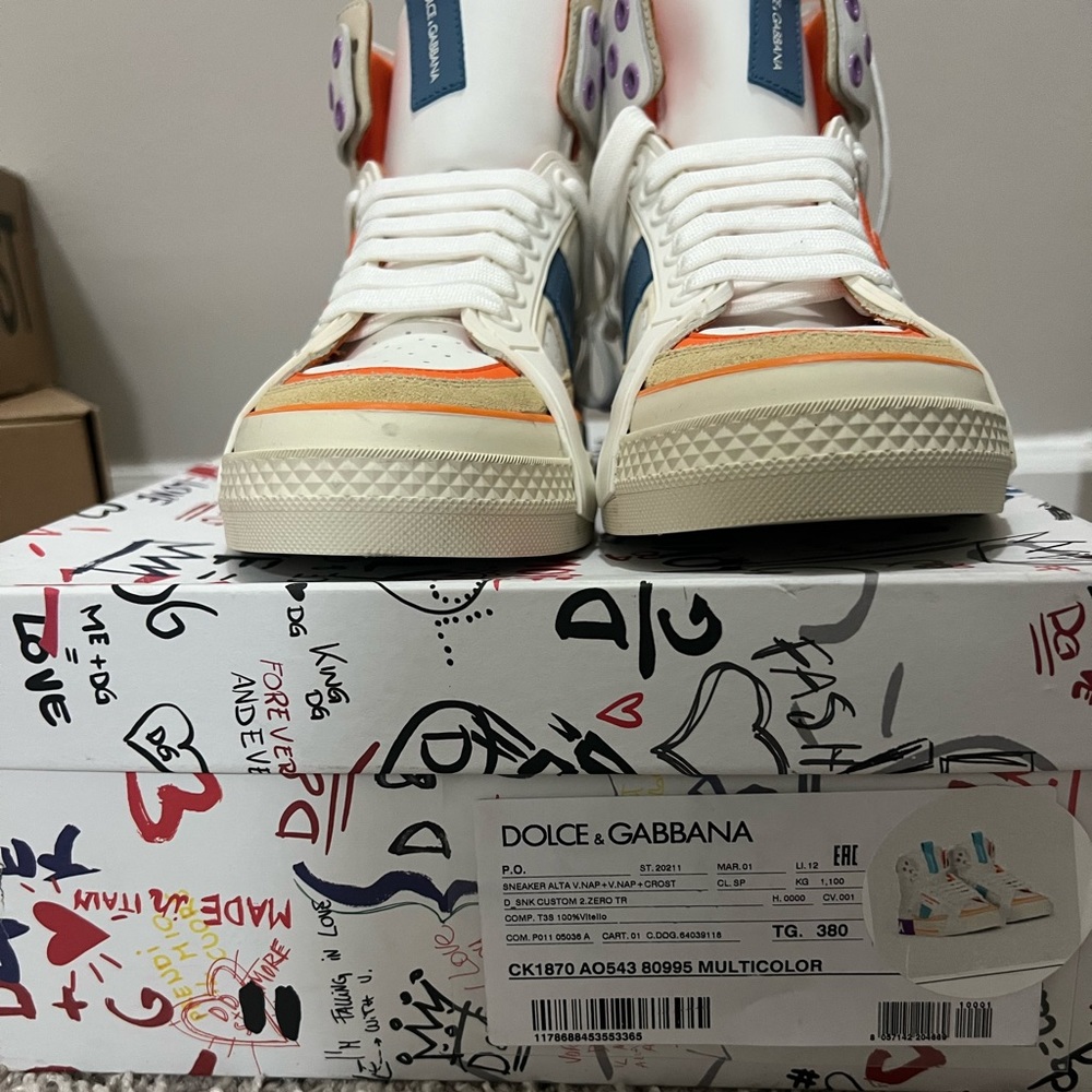 Women's Dolce & Gabbana multi-color high tops